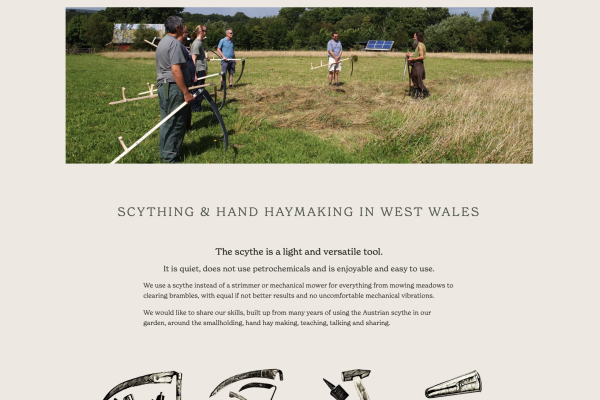 Scythe Cymru website