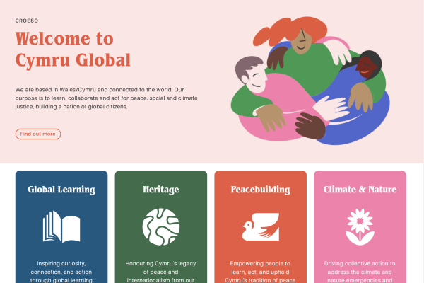 Image of Cymru Global website